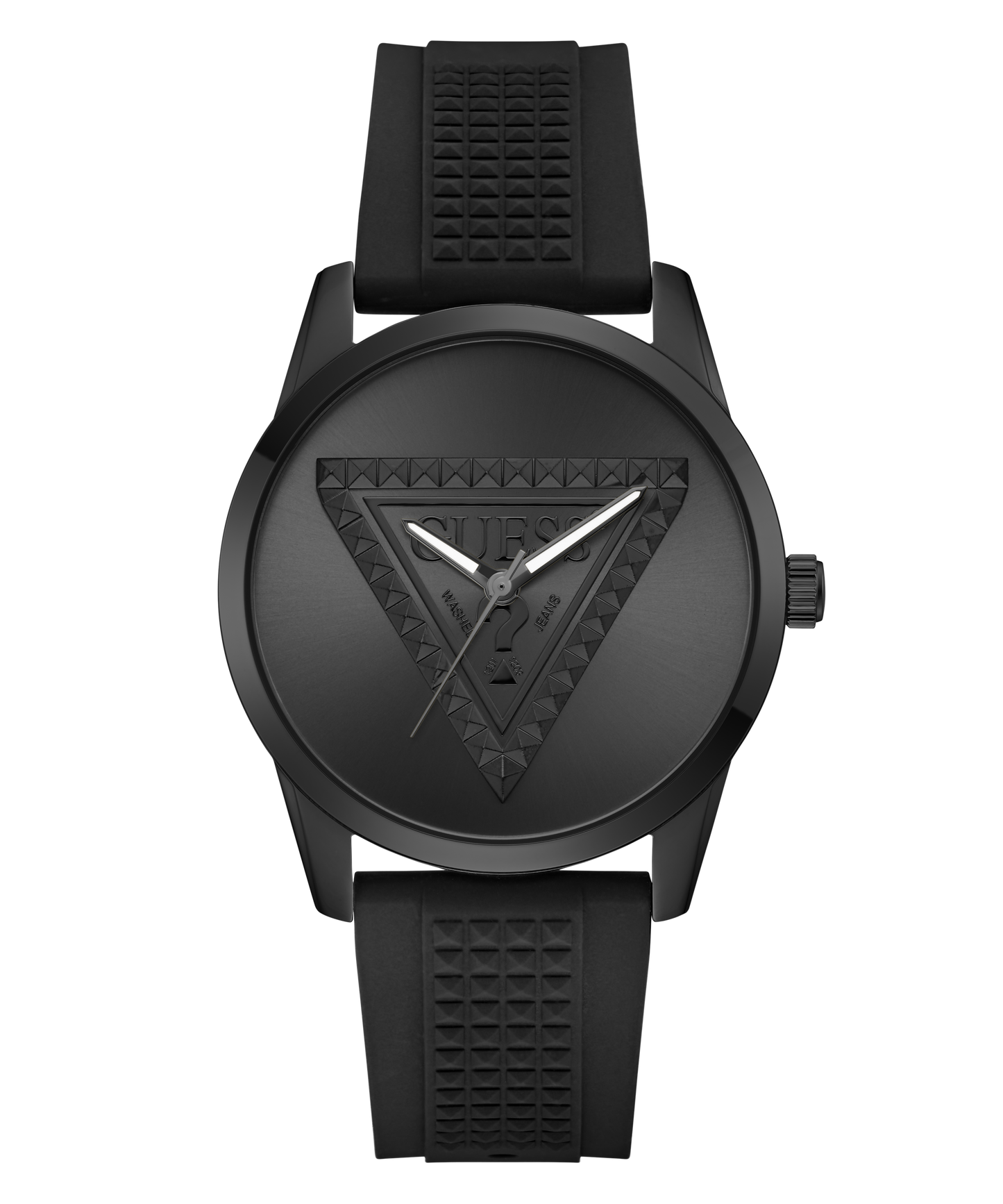 GUESS Mens Black Analogue Watch