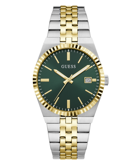 GUESS Mens Two-Tone Analogue Watch