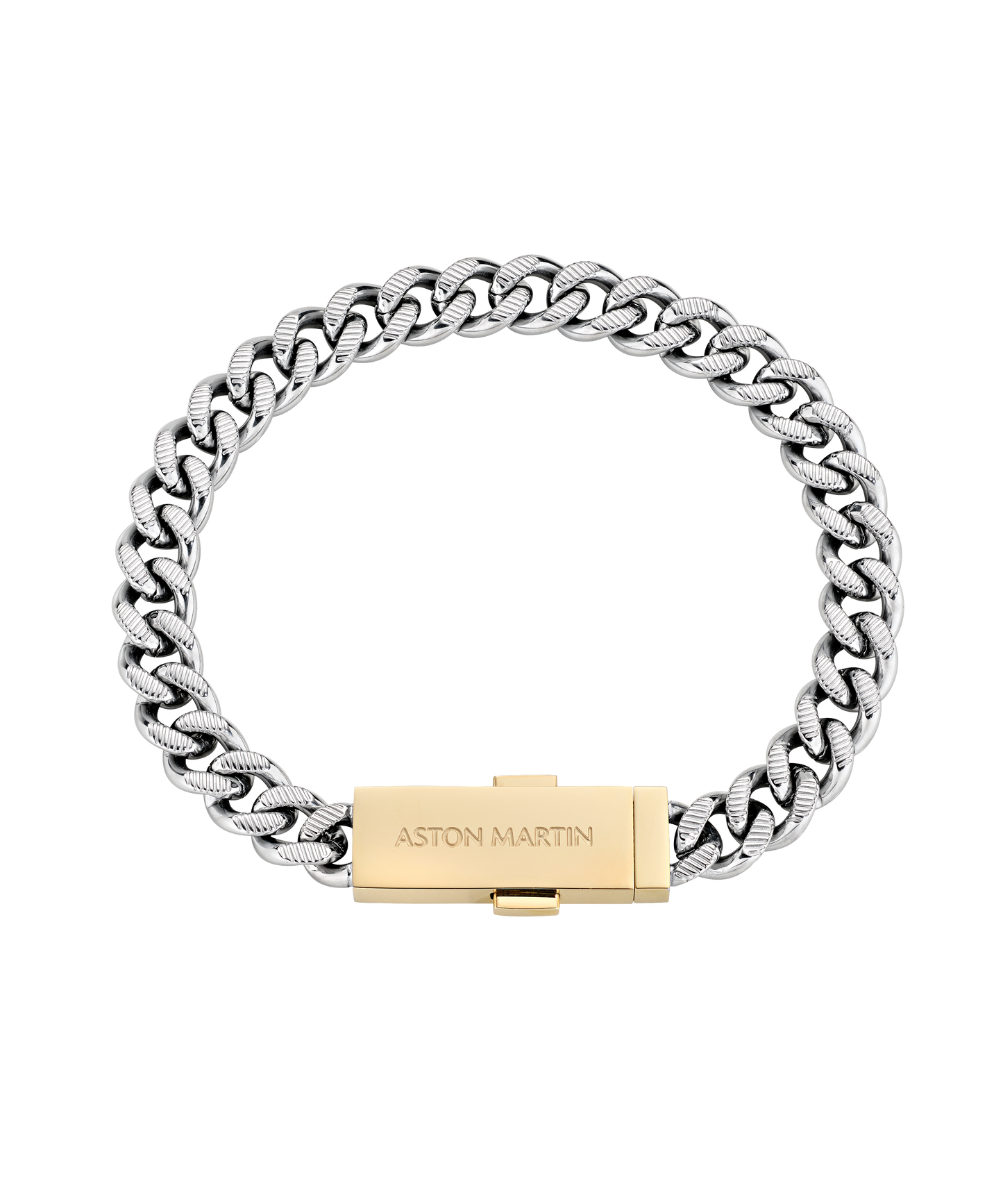 UCD Rhodium & Yellow Gold-Tone Chain Bracelet