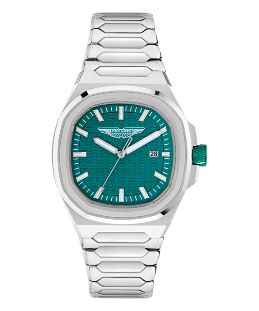 GPQ Podium Green Dial Stainless Steel Bracelet Watch