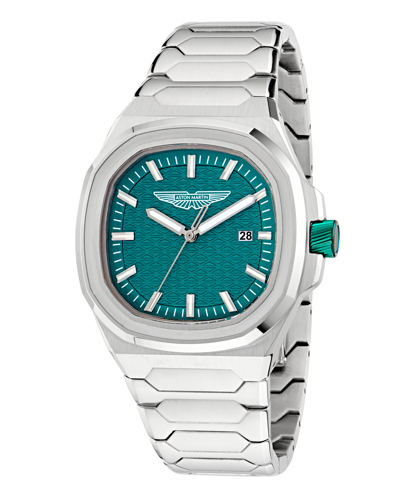 GPQ Podium Green Dial Stainless Steel Bracelet Watch