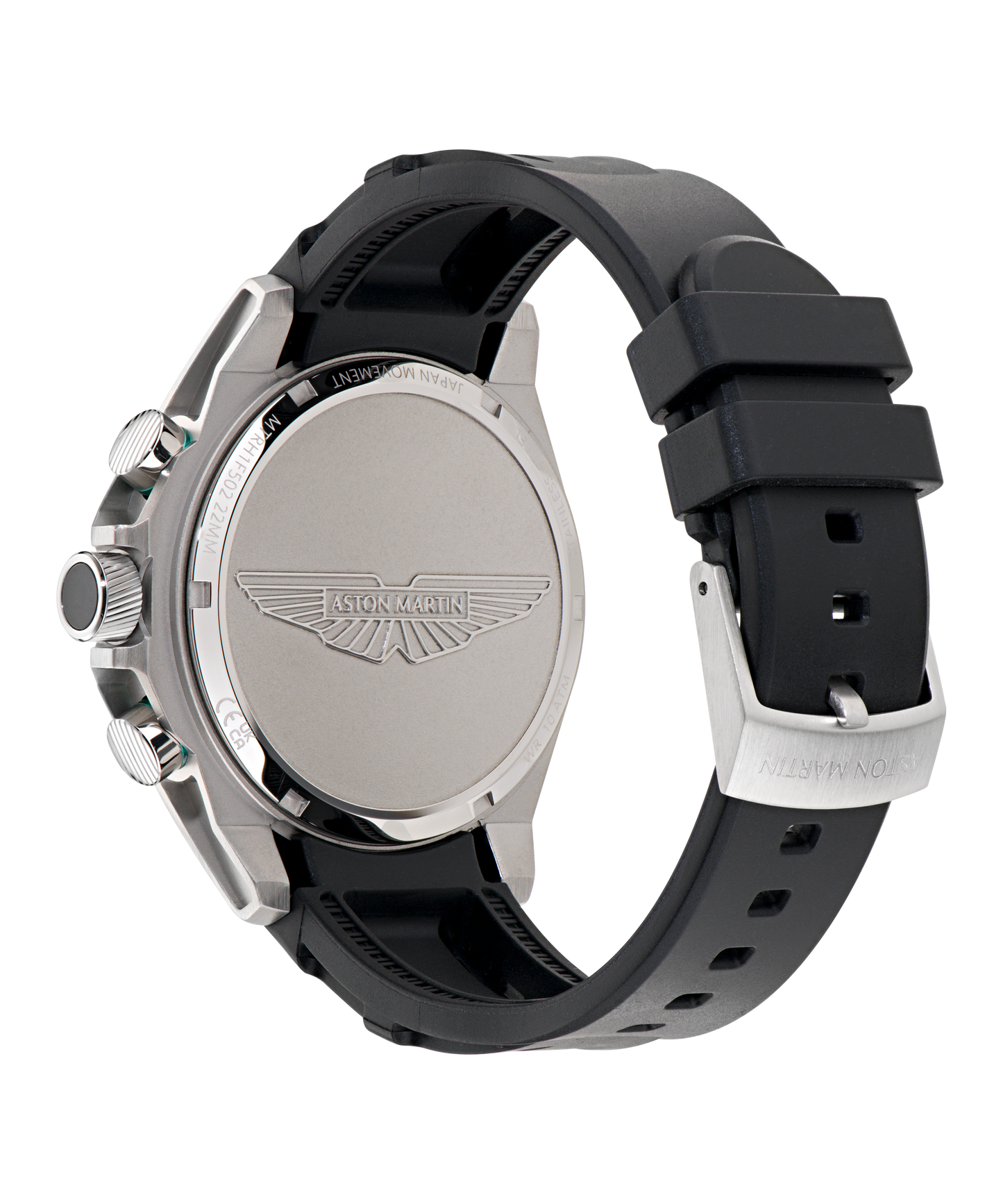 HDL Podium Green Black Silicone Strap Watch