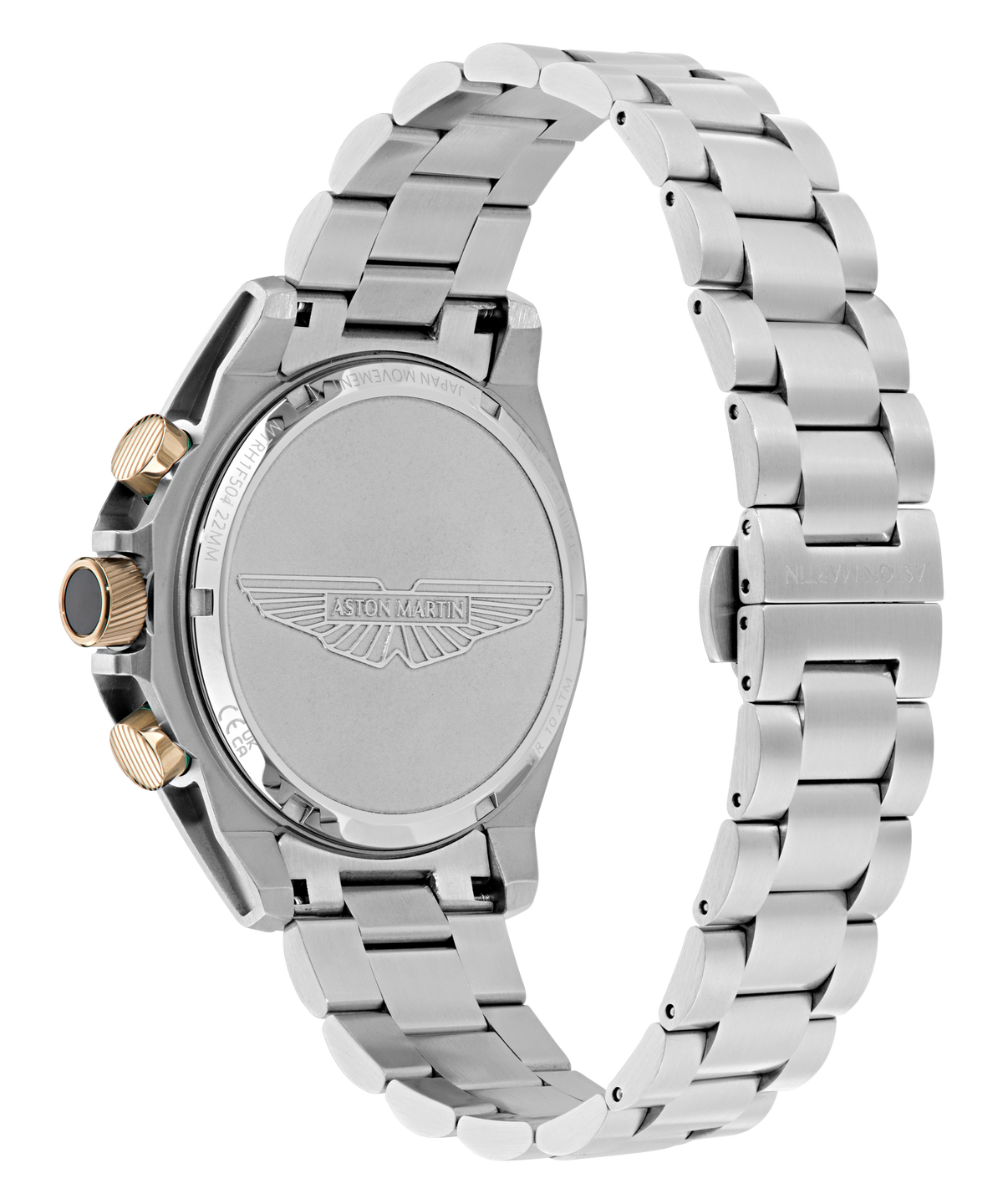 HDL Two Tone Blue Dial Stainless Steel Bracelet Watch