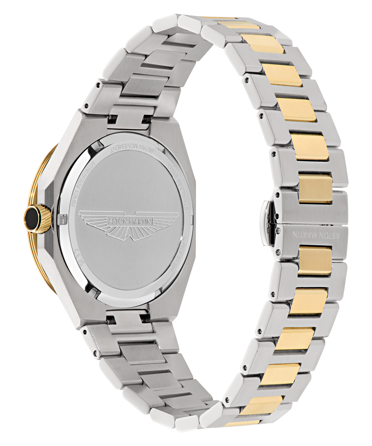 TKS Black Two Tone Steel Bracelet Watch