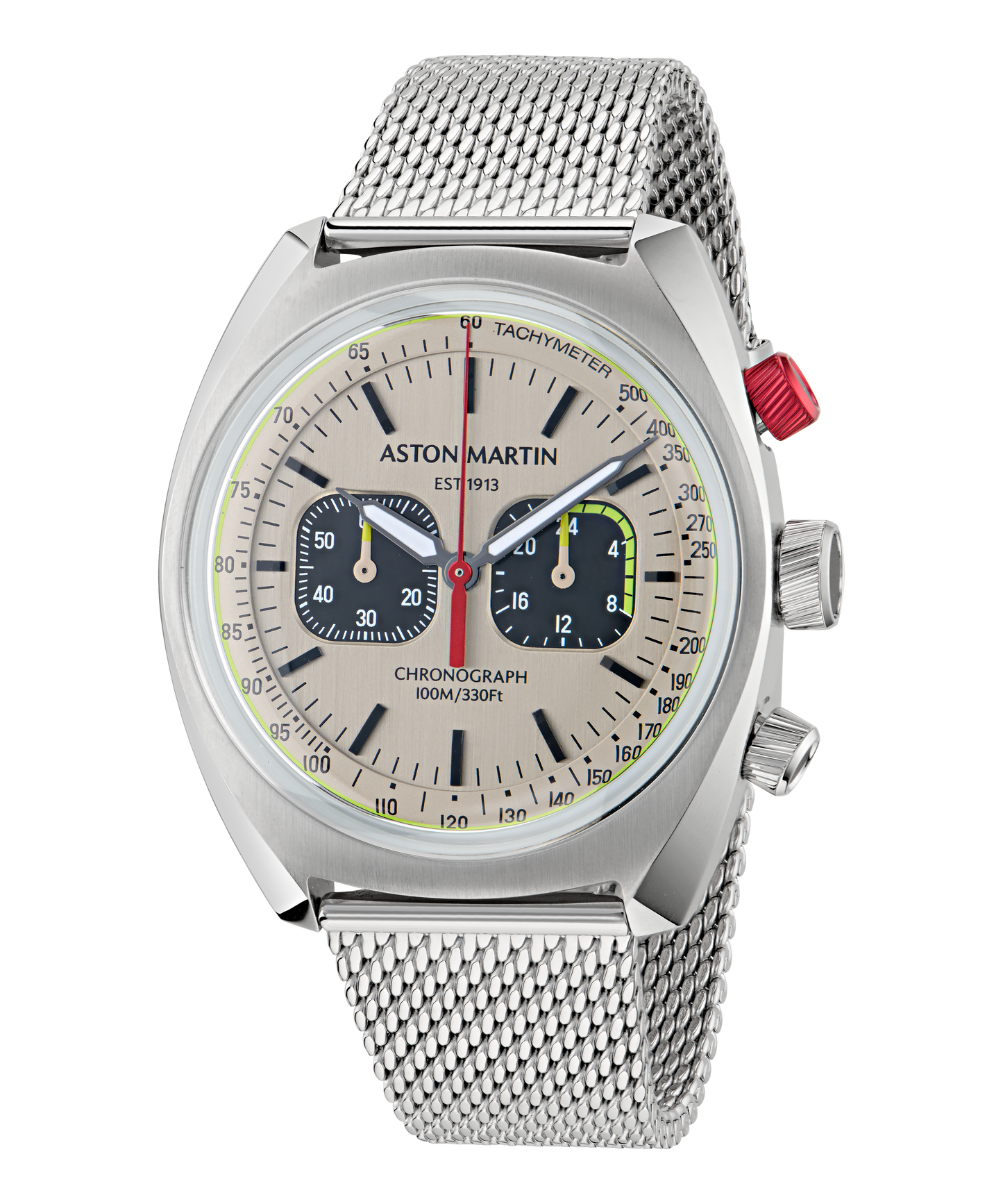 TS2 Chronograph Stainless Steel Mesh Bracelet Watch