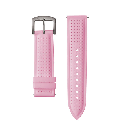 Raglan Band Pink Silicone Strap Gun Buckle