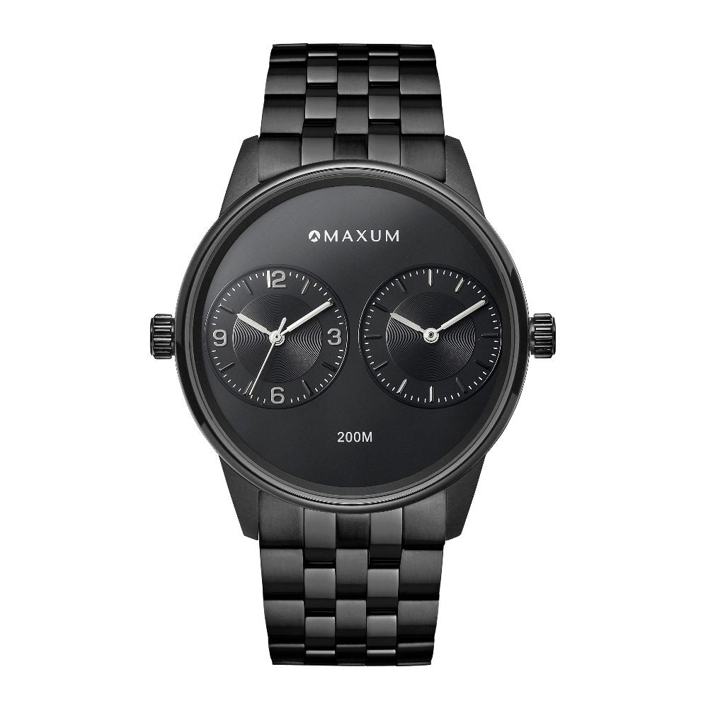 Maxum x Taylor Steele - Black Dial, Black Case & Black Bracelet