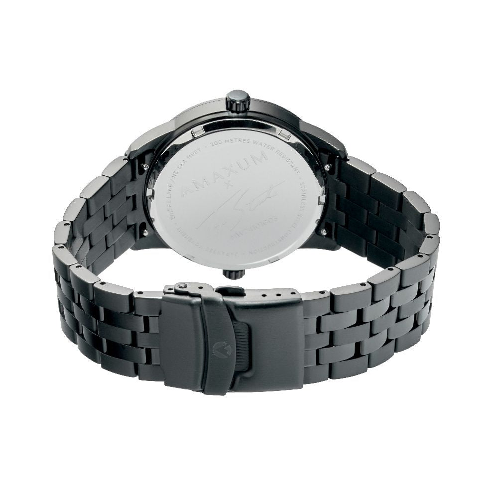 Maxum x Taylor Steele - Black Dial, Black Case & Black Bracelet