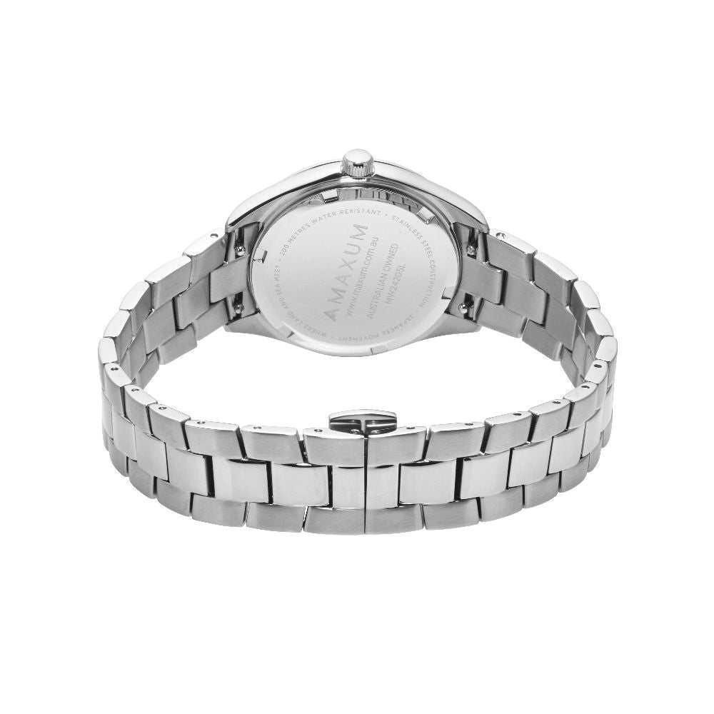 Sydney - White Dial & Silver Tone Case & Bracelet