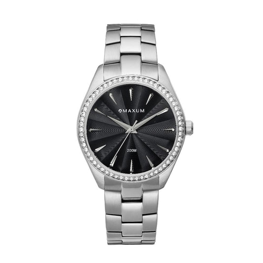 Sydney - Black Dial & Silver Tone Case & Bracelet