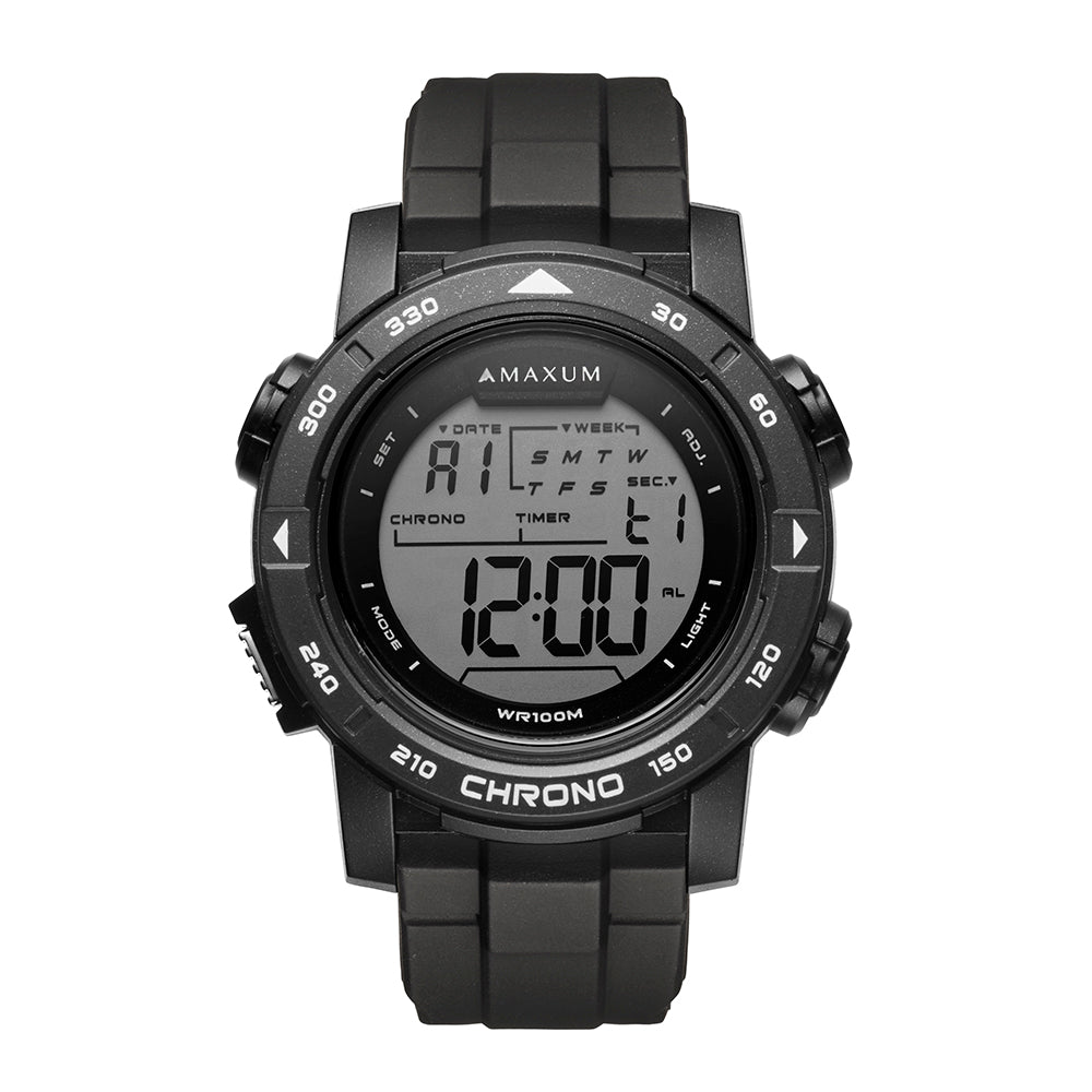 Basalt Black Digital Watch
