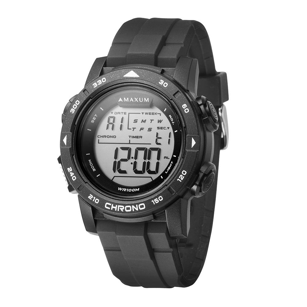 Basalt Black Digital Watch