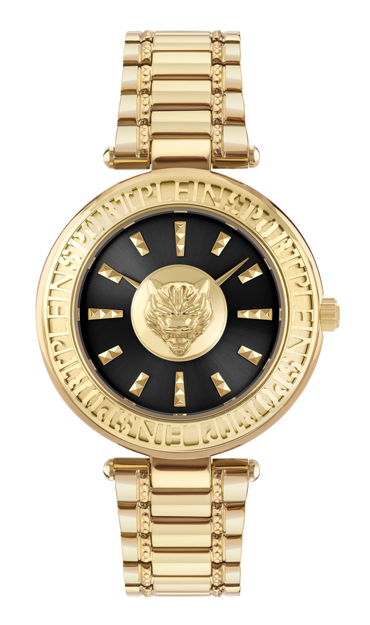 Plein Sport Opium 38mm Gold Tone Analogue Watch