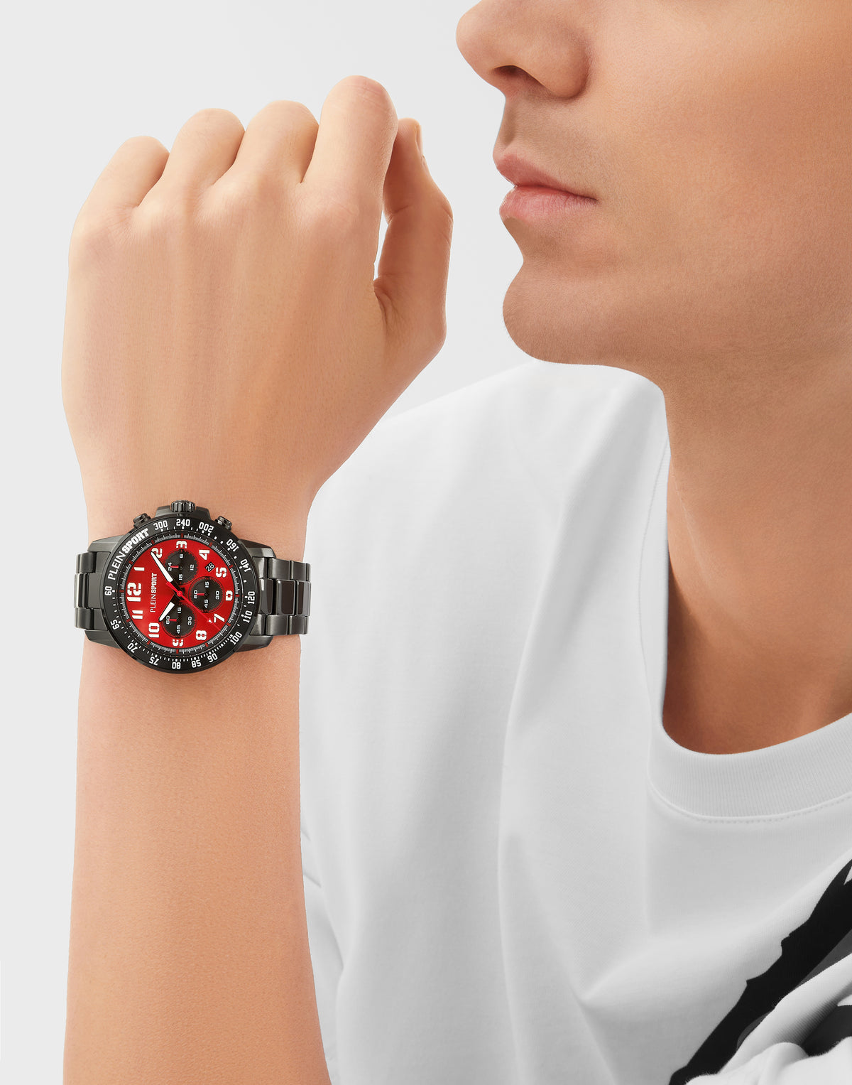 CHRONORACE 45mm IP Gun Chronograph Watch