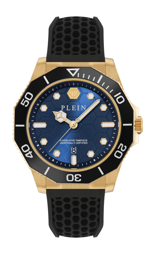 AQUASTORM 44mm Gold-Tone Analogue Watch