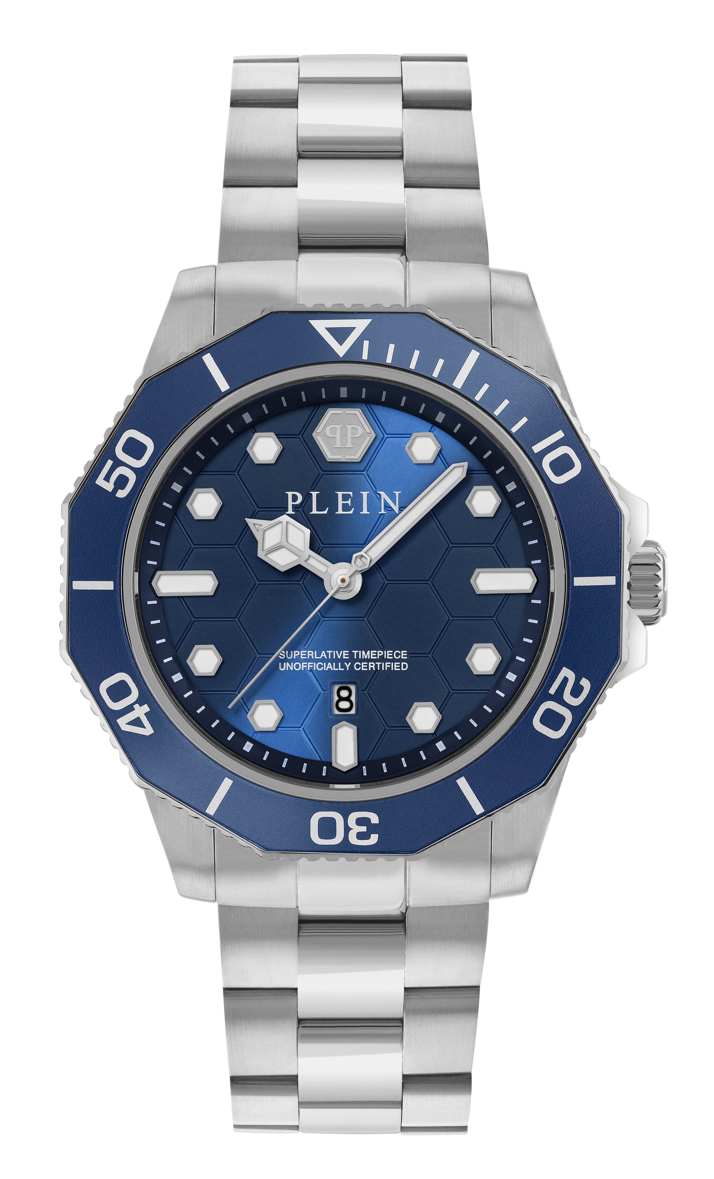 AQUASTORM 44mm Silver-Tone Analogue Watch