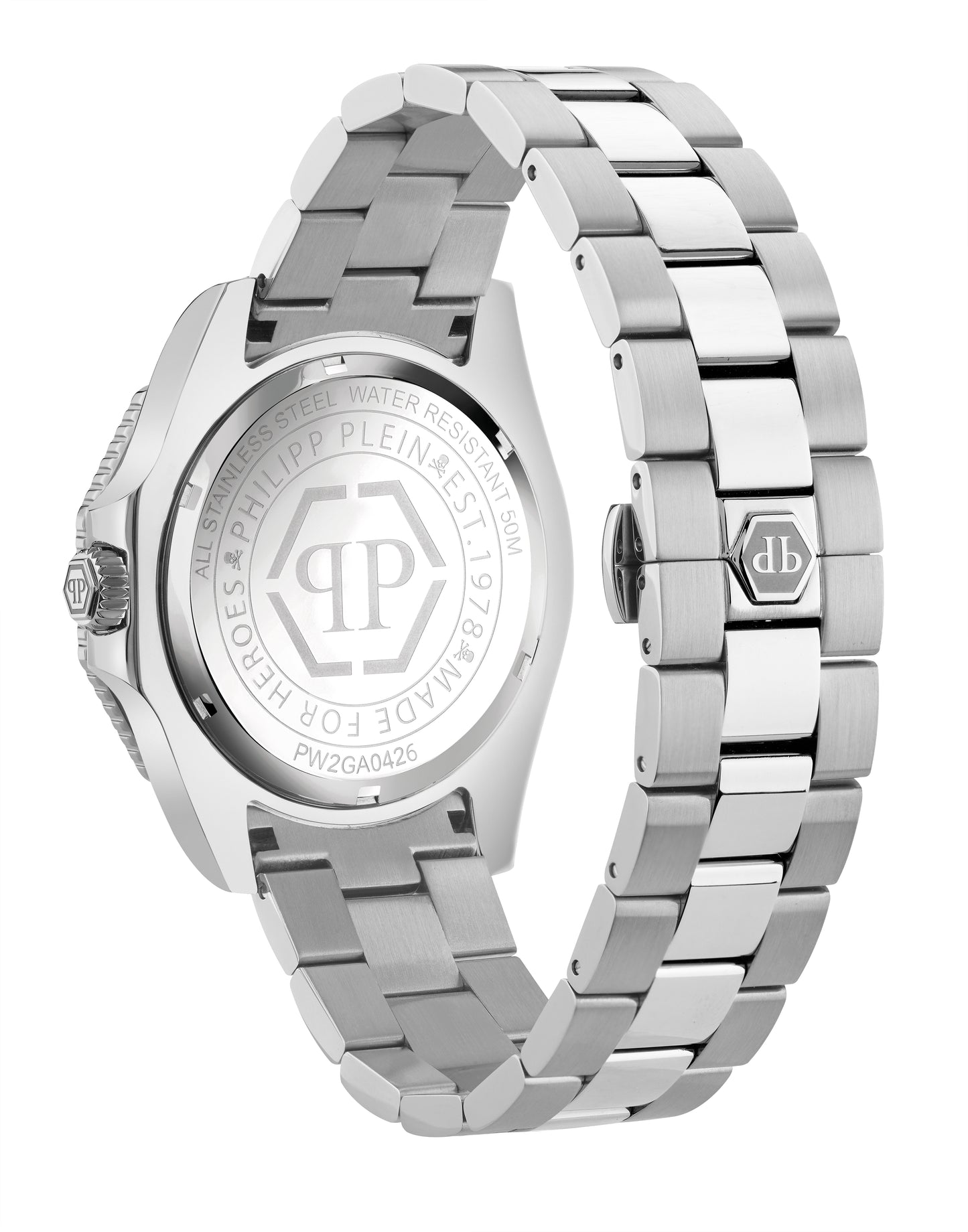 AQUASTORM 44mm Silver-Tone Analogue Watch