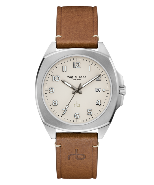 Rag & Bone Bleeker Silver-Tone Analogue Watch