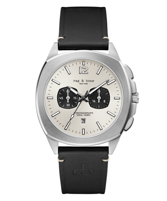 Rag & Bone Bleeker Silver-Tone Chronograph Watch