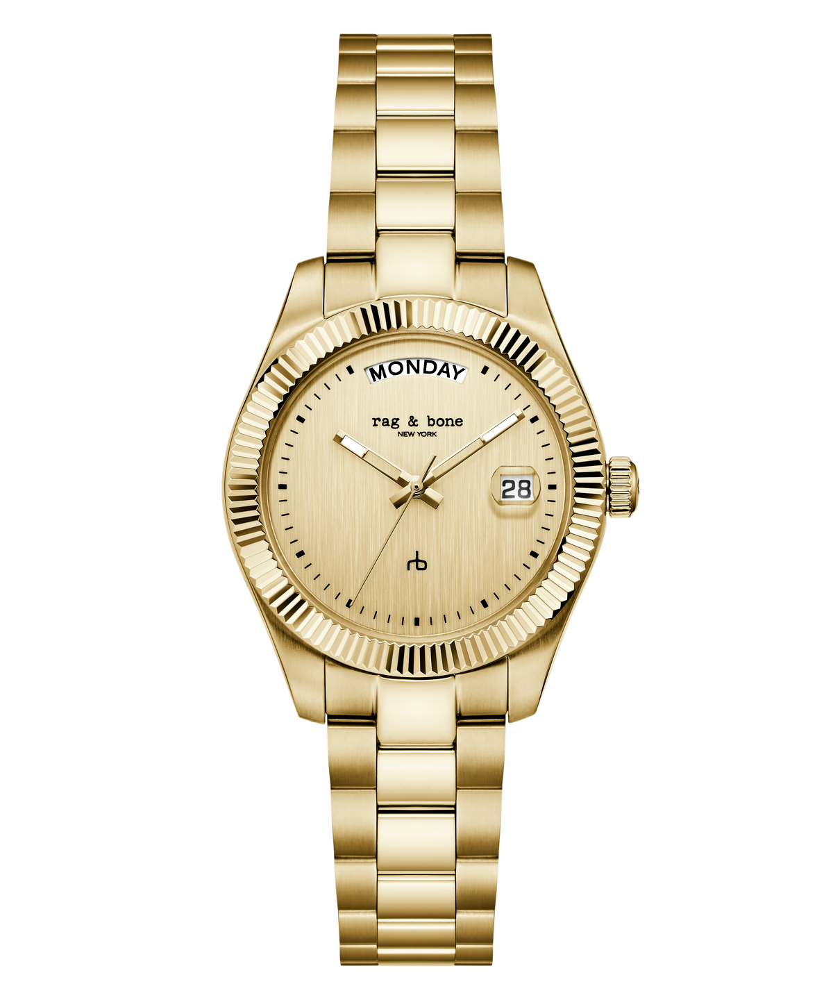 Rag & Bone Lex Gold-Tone Analogue Watch