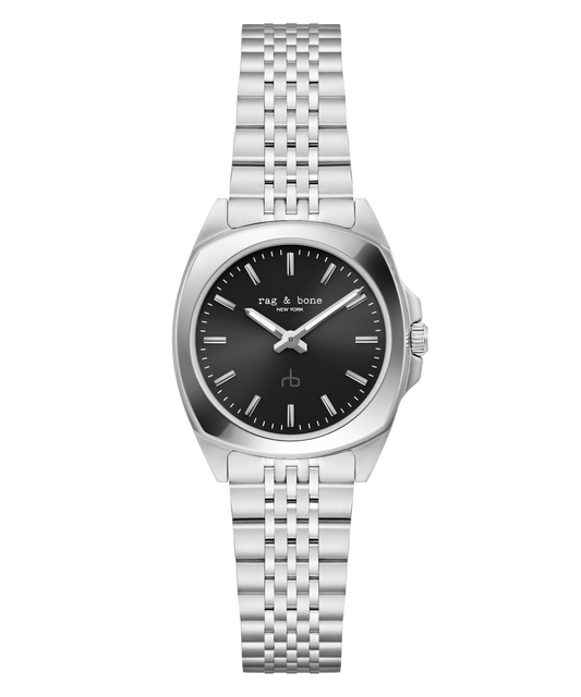 Rag & Bone Bleeker Silver-Tone Analogue Watch