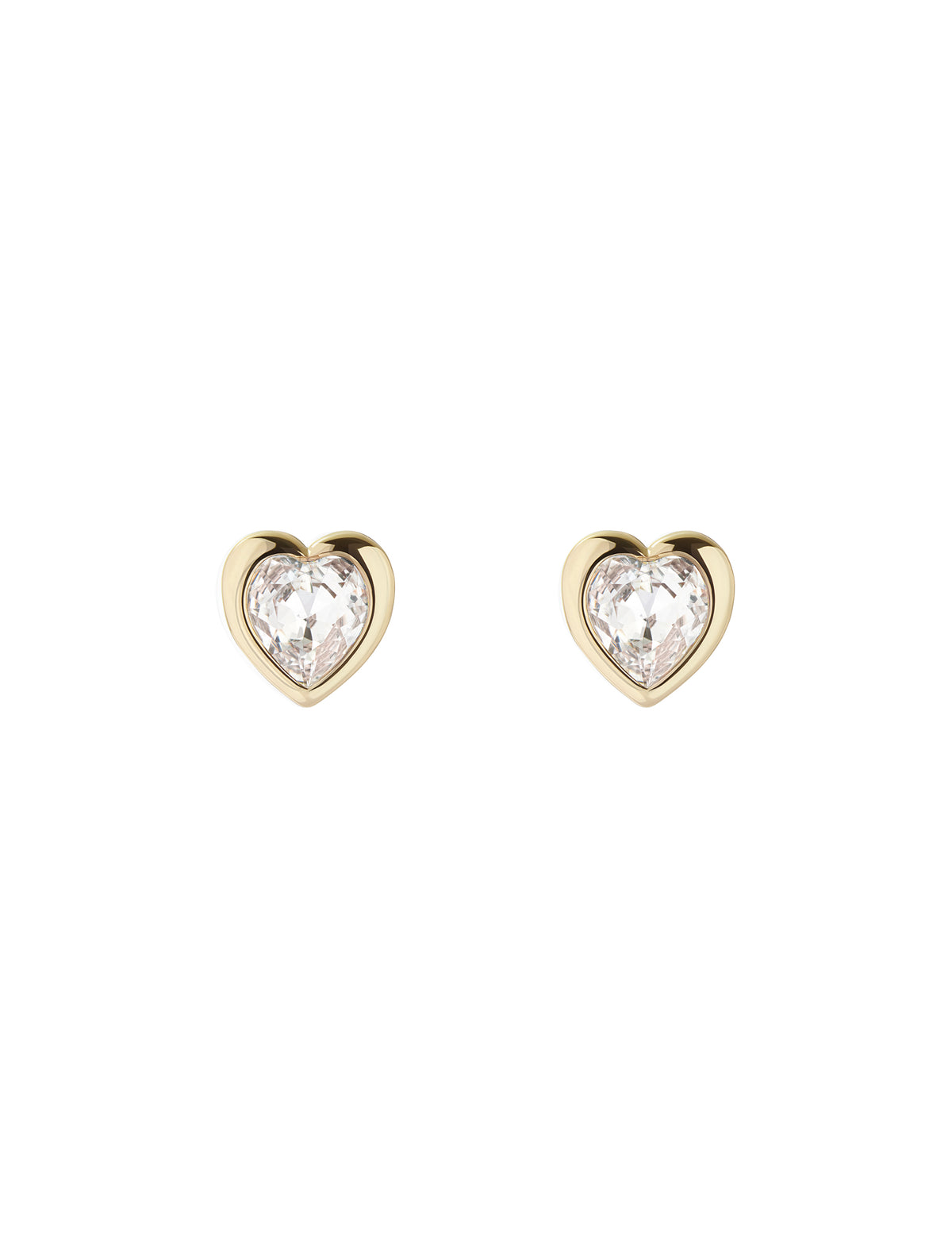 HAN: Crystal Heart Stud Earrings