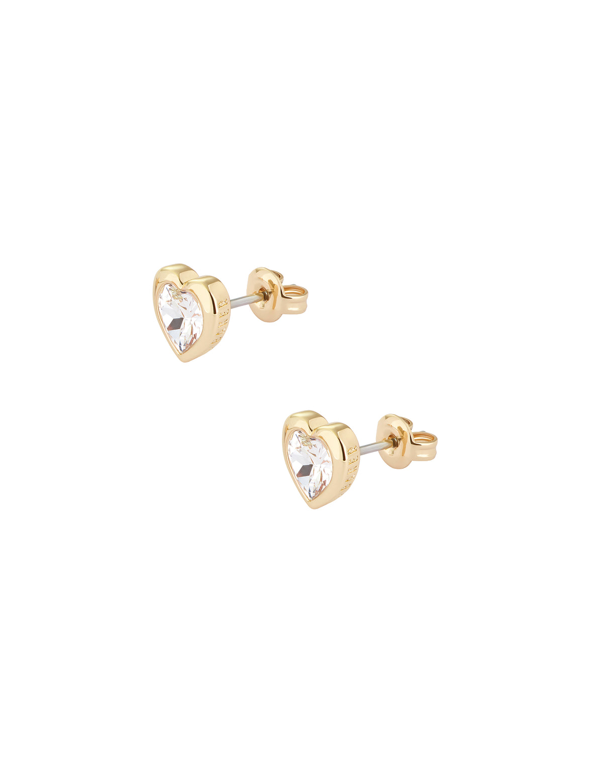 HAN: Crystal Heart Stud Earrings