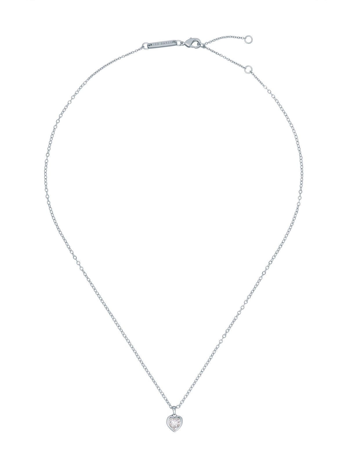 HANNELA: Crystal Heart Pendant Necklace