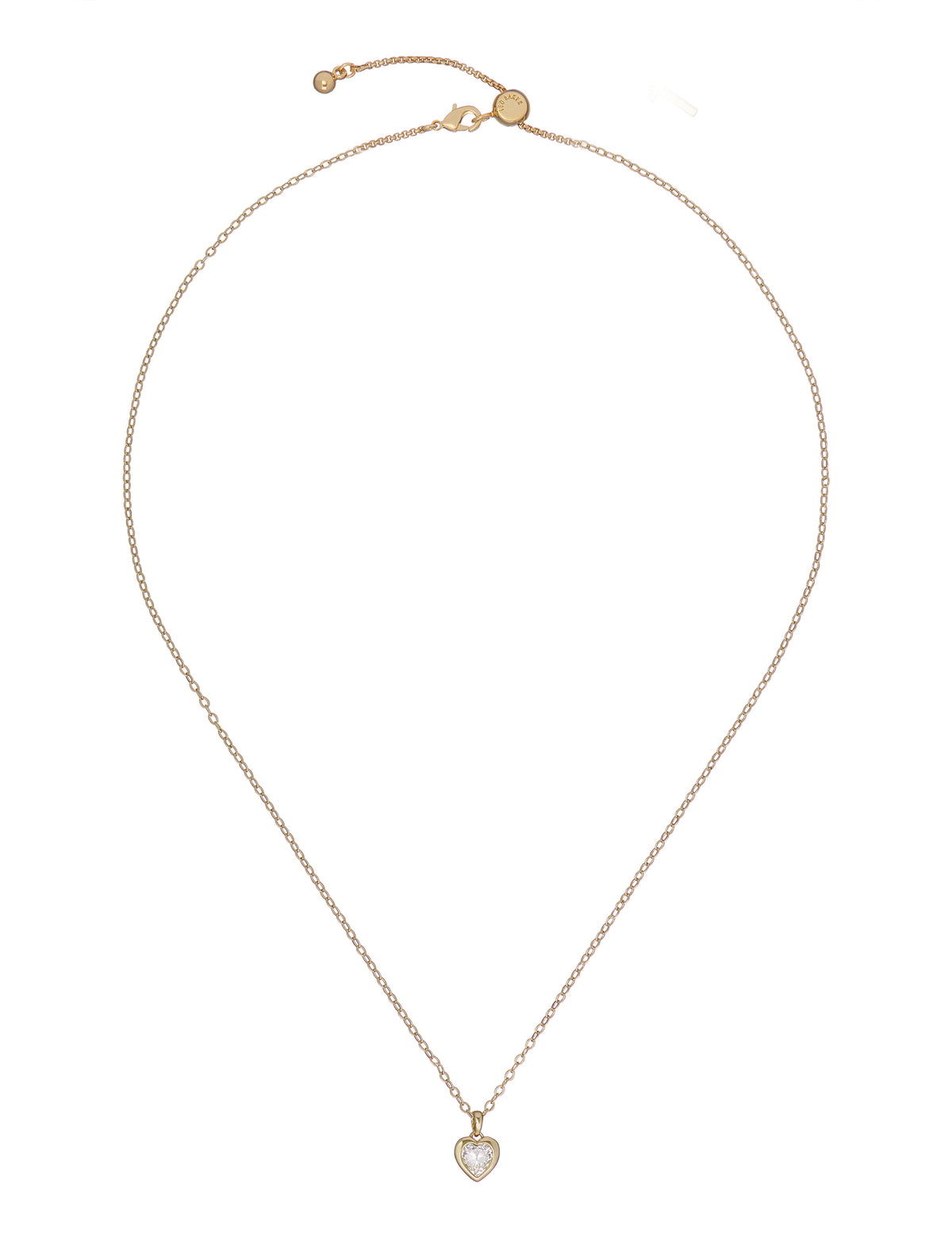 HANNELA: Crystal Heart Pendant Necklace