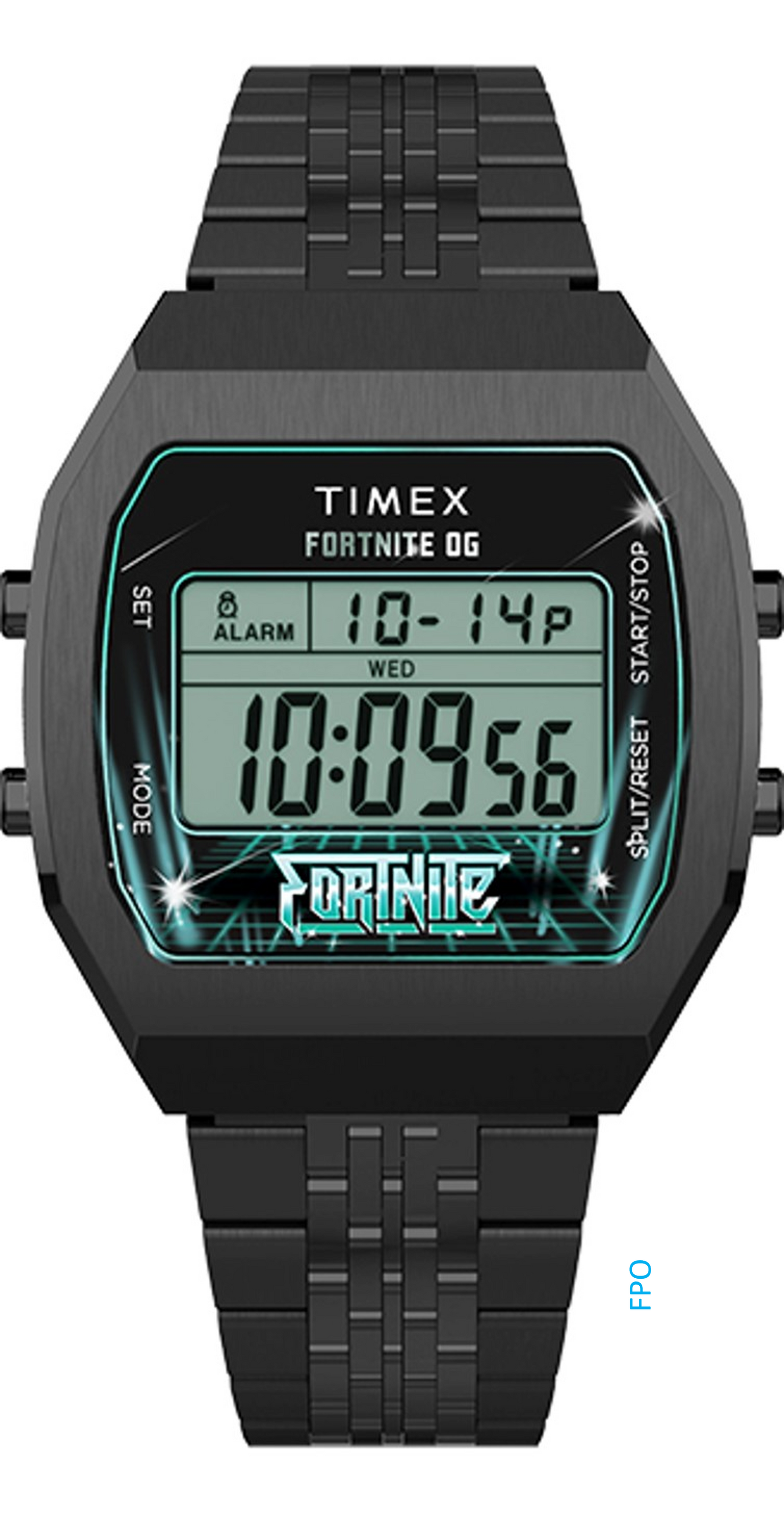 Timex x Fortnite T80 36mm Stainless Steel Bracelet Watch