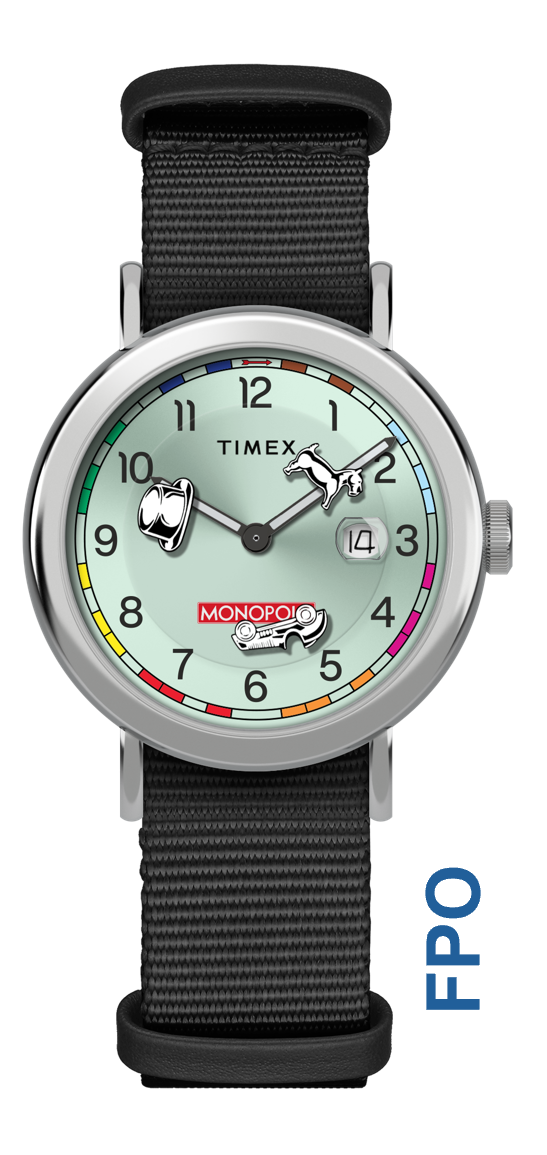 Timex x Monopoly Weekender 37mm Fabric Strap Watch