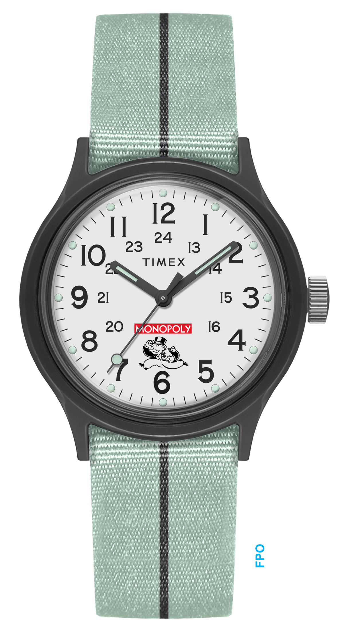 Timex x Monopoly MK1 36mm Fabric Strap Watch