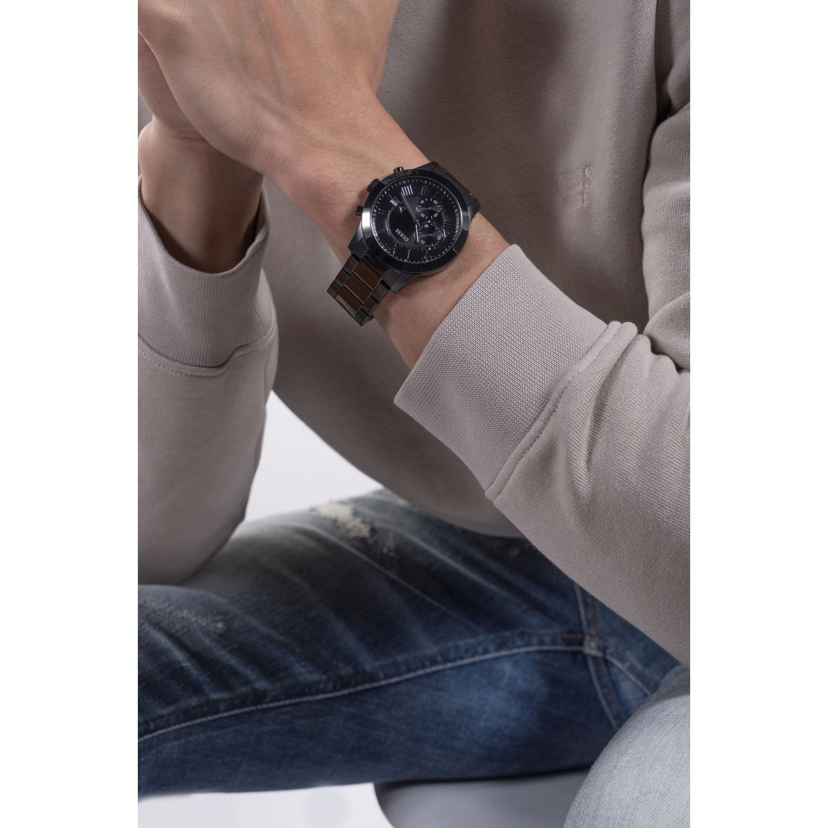 Guess Atlas Gents Black Watch