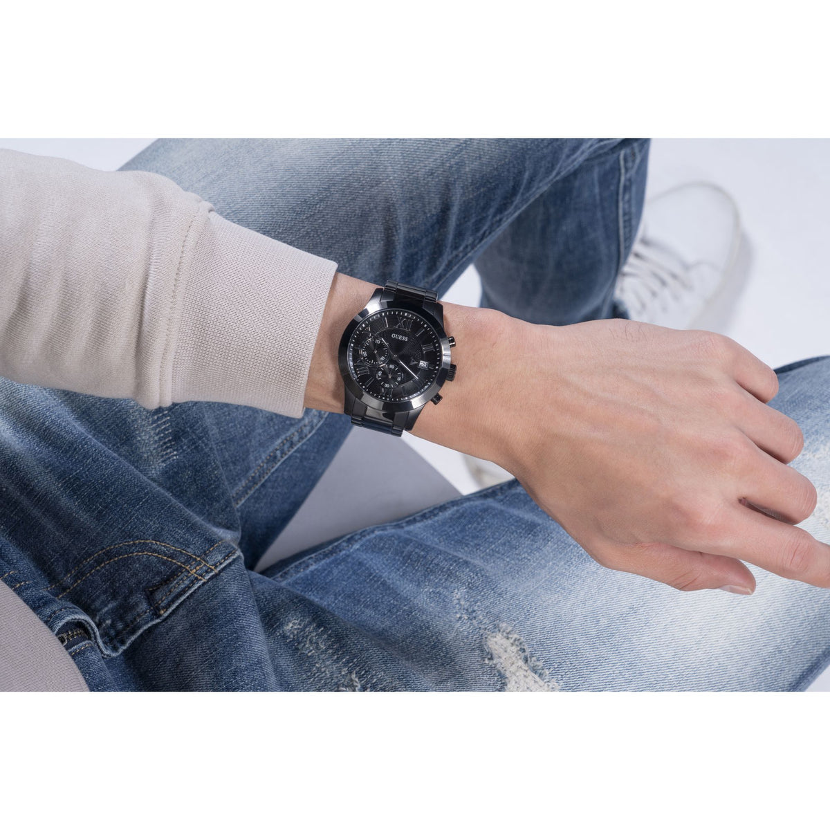 Guess Atlas Gents Black Watch