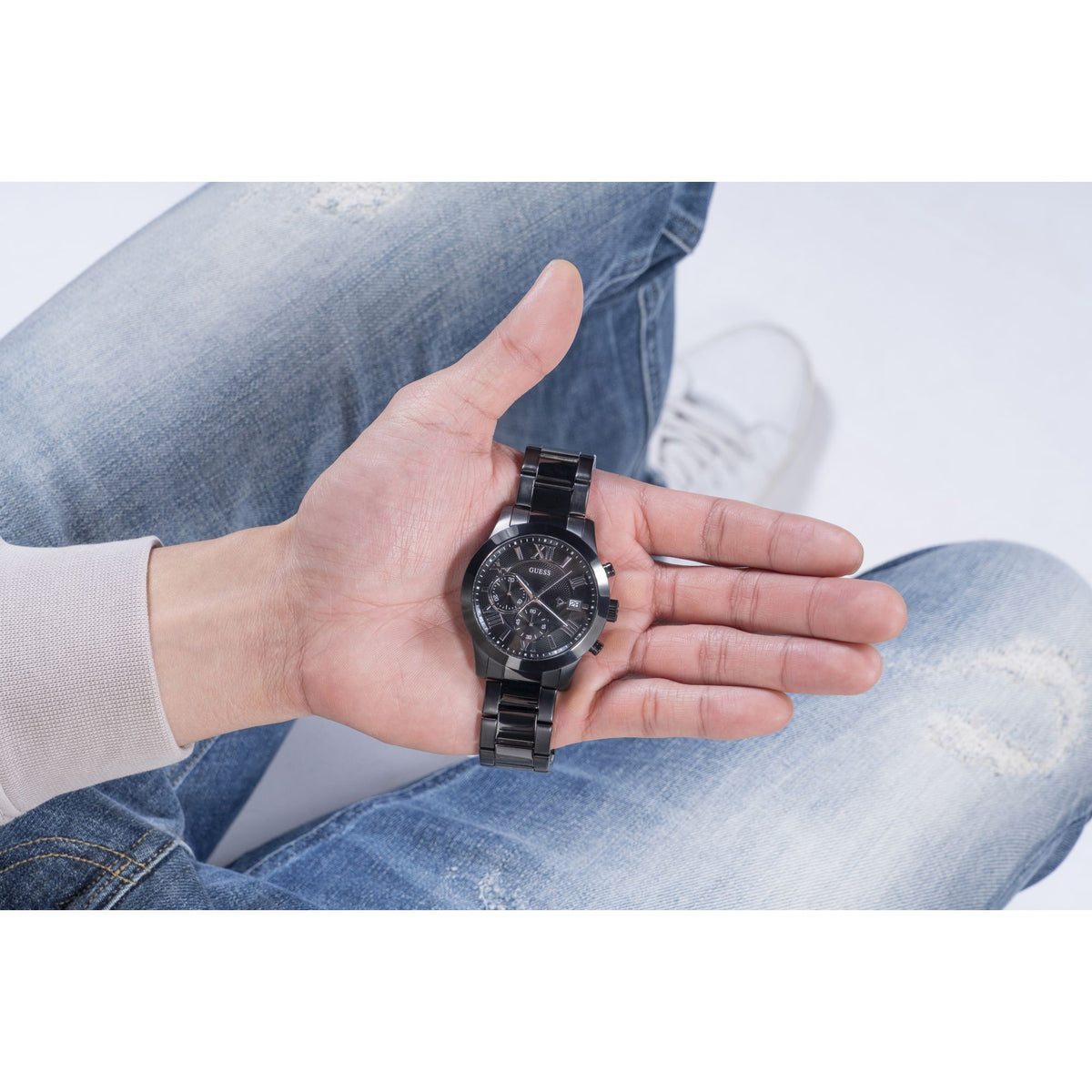 Guess Atlas Gents Black Watch