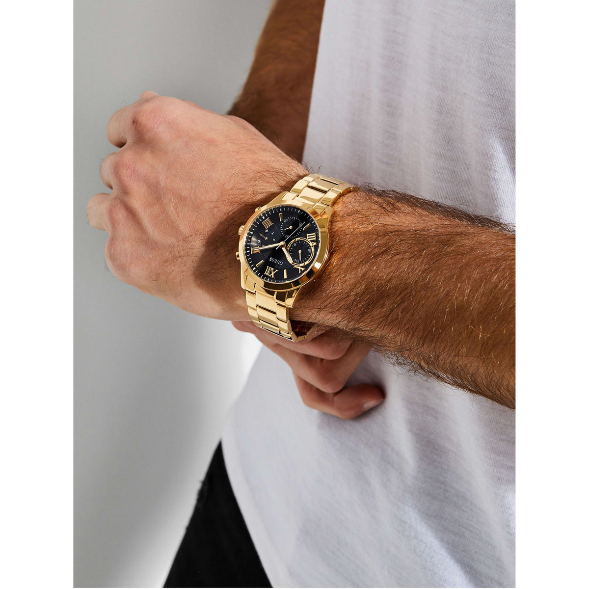 Guess Atlas Mens Watch in Gold
