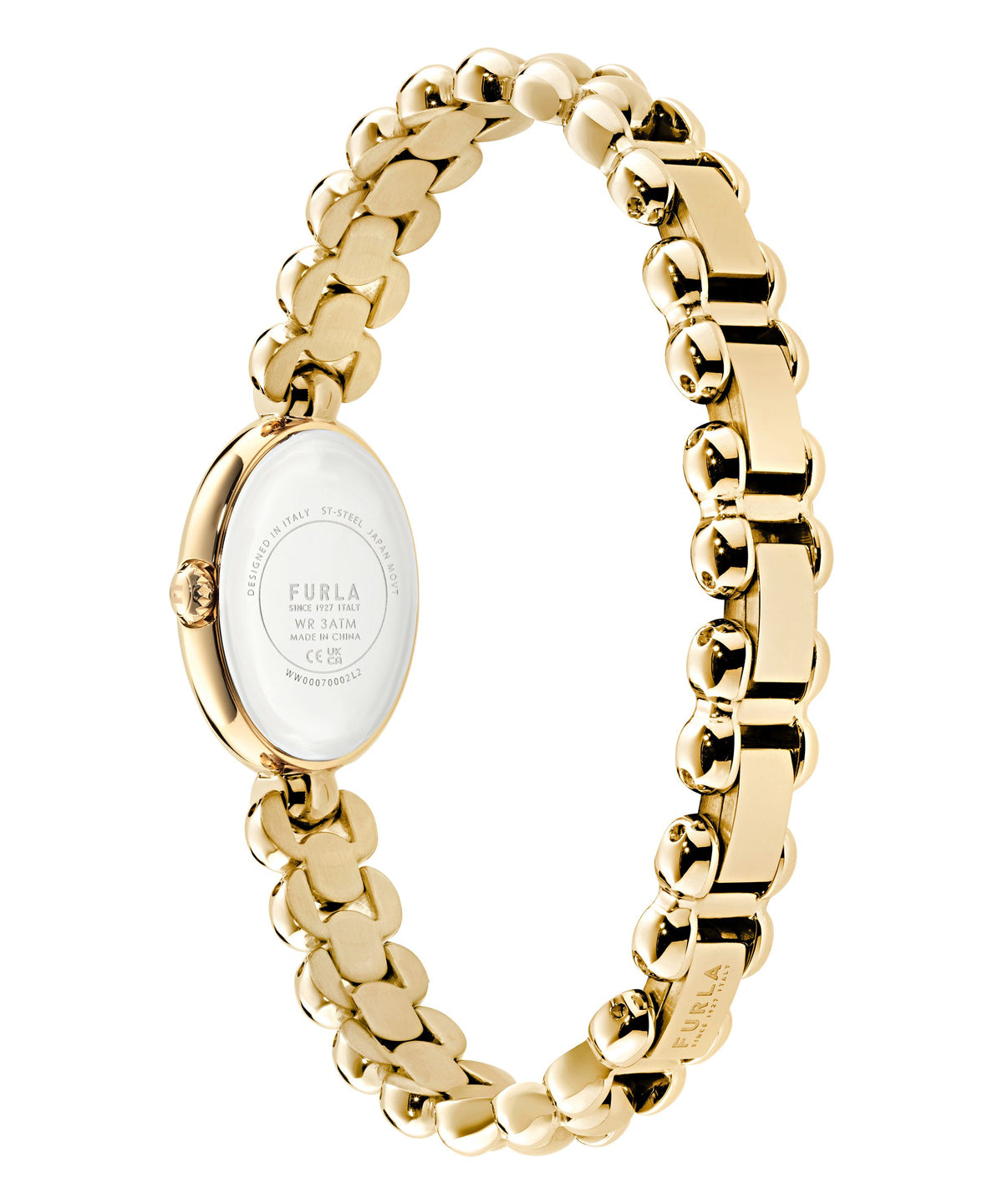 Delizia Green Yellow Gold-Tone Bracelet Watch