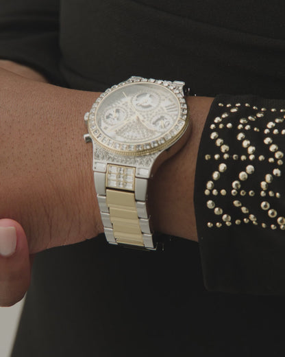 Guess Moonlight Ladies 2-Tone Multi-function Watch